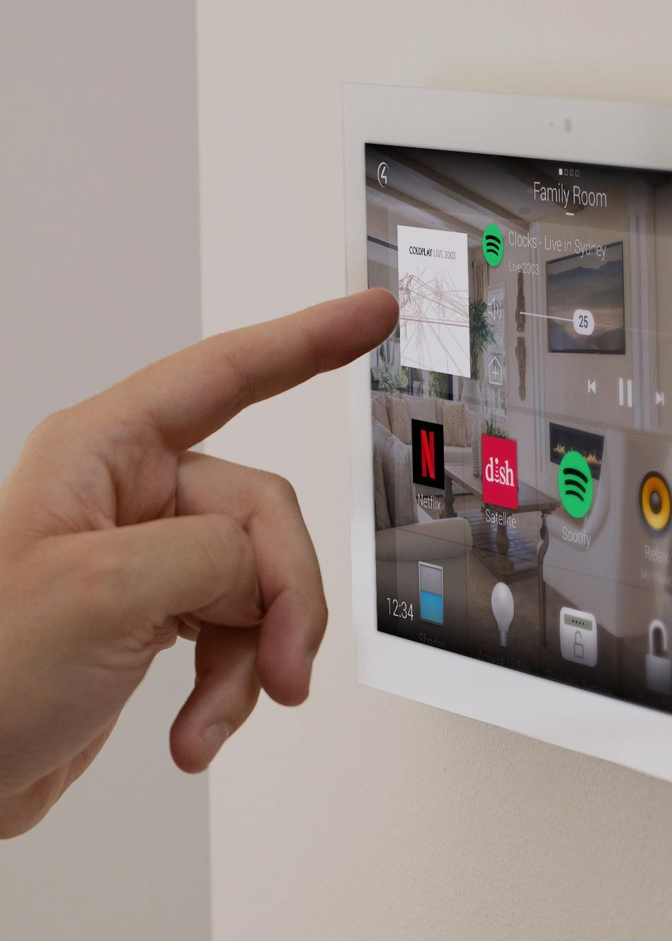Control4 touchpanel